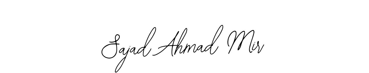 Make a beautiful signature design for name Sajad Ahmad Mir. Use this online signature maker to create a handwritten signature for free. Sajad Ahmad Mir signature style 12 images and pictures png
