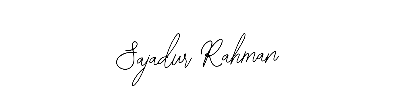 Also we have Sajadur Rahman name is the best signature style. Create professional handwritten signature collection using Bearetta-2O07w autograph style. Sajadur Rahman signature style 12 images and pictures png