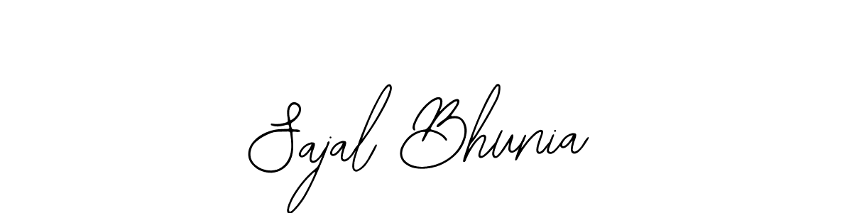 Use a signature maker to create a handwritten signature online. With this signature software, you can design (Bearetta-2O07w) your own signature for name Sajal Bhunia. Sajal Bhunia signature style 12 images and pictures png