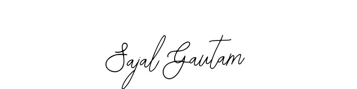 Use a signature maker to create a handwritten signature online. With this signature software, you can design (Bearetta-2O07w) your own signature for name Sajal Gautam. Sajal Gautam signature style 12 images and pictures png