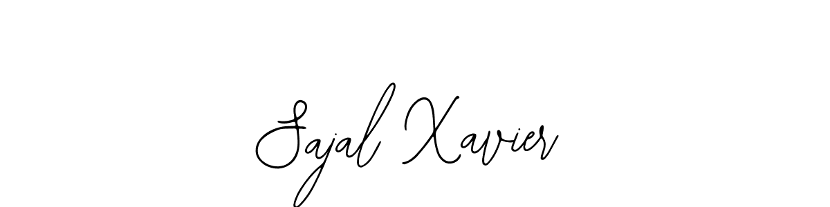 How to make Sajal Xavier name signature. Use Bearetta-2O07w style for creating short signs online. This is the latest handwritten sign. Sajal Xavier signature style 12 images and pictures png