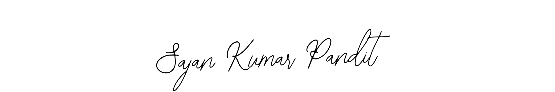 Make a beautiful signature design for name Sajan Kumar Pandit. Use this online signature maker to create a handwritten signature for free. Sajan Kumar Pandit signature style 12 images and pictures png