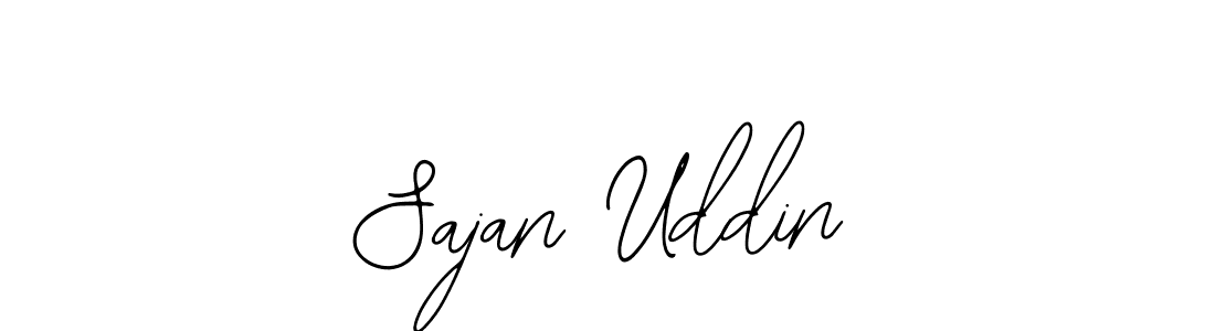 Create a beautiful signature design for name Sajan Uddin. With this signature (Bearetta-2O07w) fonts, you can make a handwritten signature for free. Sajan Uddin signature style 12 images and pictures png