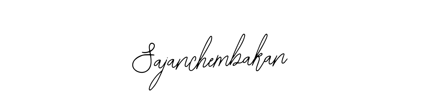 How to make Sajanchembakan signature? Bearetta-2O07w is a professional autograph style. Create handwritten signature for Sajanchembakan name. Sajanchembakan signature style 12 images and pictures png