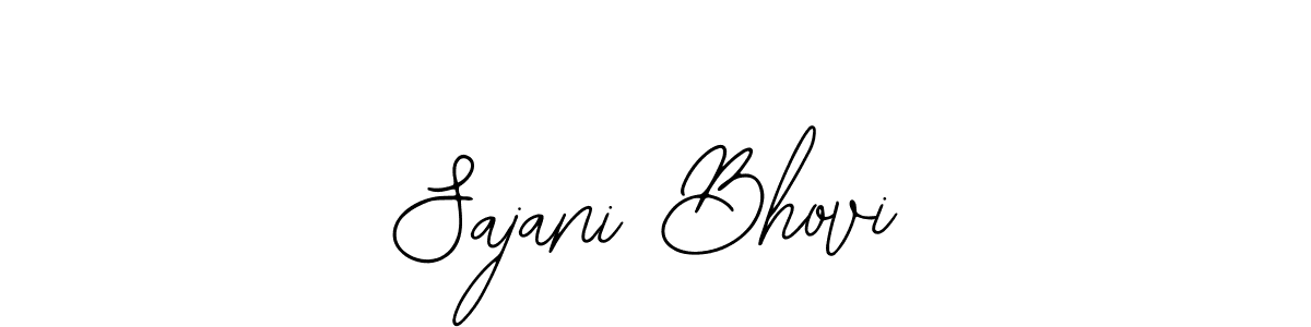 Create a beautiful signature design for name Sajani Bhovi. With this signature (Bearetta-2O07w) fonts, you can make a handwritten signature for free. Sajani Bhovi signature style 12 images and pictures png