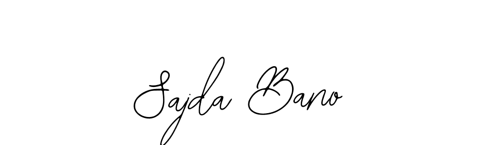 Bearetta-2O07w is a professional signature style that is perfect for those who want to add a touch of class to their signature. It is also a great choice for those who want to make their signature more unique. Get Sajda Bano name to fancy signature for free. Sajda Bano signature style 12 images and pictures png