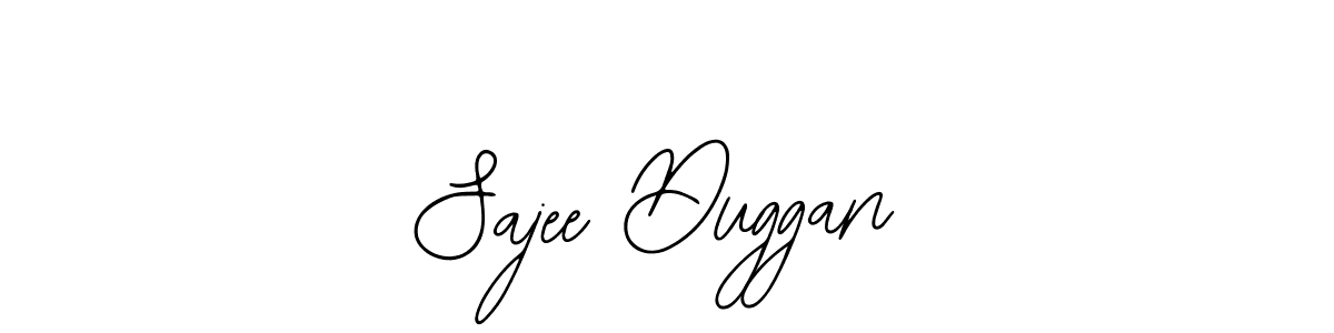 The best way (Bearetta-2O07w) to make a short signature is to pick only two or three words in your name. The name Sajee Duggan include a total of six letters. For converting this name. Sajee Duggan signature style 12 images and pictures png