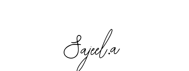 Similarly Bearetta-2O07w is the best handwritten signature design. Signature creator online .You can use it as an online autograph creator for name Sajeel.a. Sajeel.a signature style 12 images and pictures png