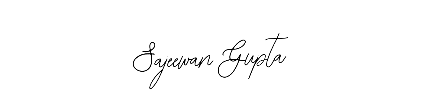 Bearetta-2O07w is a professional signature style that is perfect for those who want to add a touch of class to their signature. It is also a great choice for those who want to make their signature more unique. Get Sajeewan Gupta name to fancy signature for free. Sajeewan Gupta signature style 12 images and pictures png