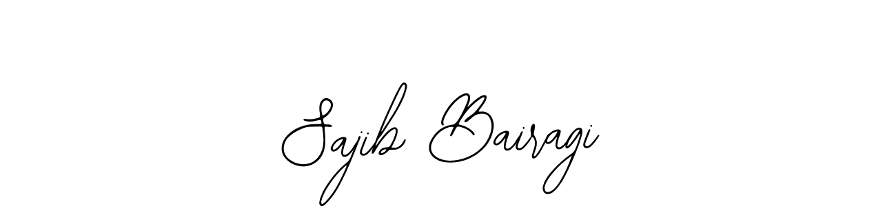 How to make Sajib Bairagi name signature. Use Bearetta-2O07w style for creating short signs online. This is the latest handwritten sign. Sajib Bairagi signature style 12 images and pictures png