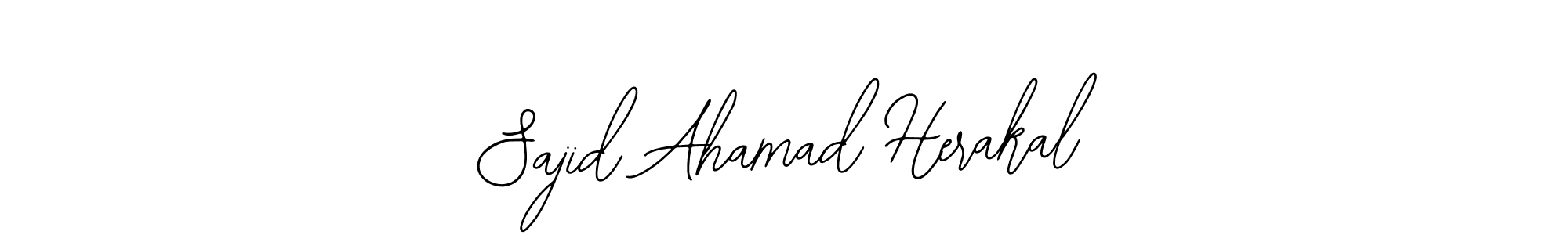 Make a beautiful signature design for name Sajid Ahamad Herakal. Use this online signature maker to create a handwritten signature for free. Sajid Ahamad Herakal signature style 12 images and pictures png