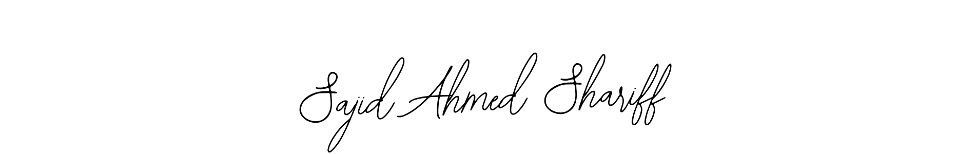 Make a beautiful signature design for name Sajid Ahmed Shariff. Use this online signature maker to create a handwritten signature for free. Sajid Ahmed Shariff signature style 12 images and pictures png