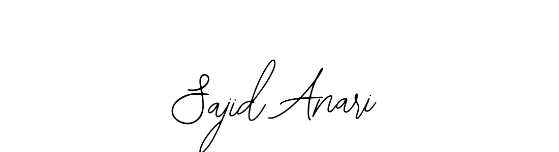 Also You can easily find your signature by using the search form. We will create Sajid Anari name handwritten signature images for you free of cost using Bearetta-2O07w sign style. Sajid Anari signature style 12 images and pictures png