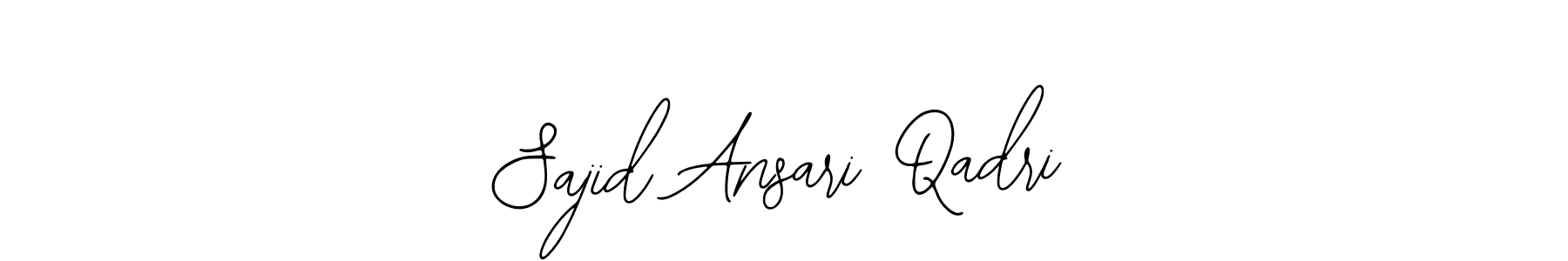 Design your own signature with our free online signature maker. With this signature software, you can create a handwritten (Bearetta-2O07w) signature for name Sajid Ansari Qadri. Sajid Ansari Qadri signature style 12 images and pictures png