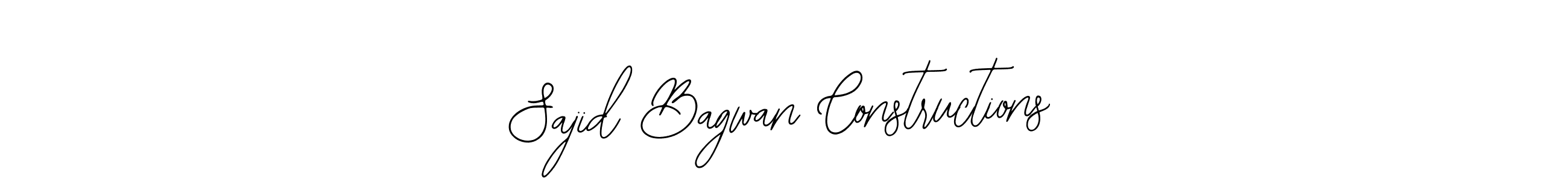 You can use this online signature creator to create a handwritten signature for the name Sajid Bagwan Constructions. This is the best online autograph maker. Sajid Bagwan Constructions signature style 12 images and pictures png