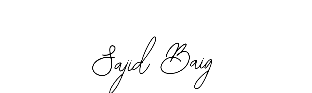 Also we have Sajid Baig name is the best signature style. Create professional handwritten signature collection using Bearetta-2O07w autograph style. Sajid Baig signature style 12 images and pictures png
