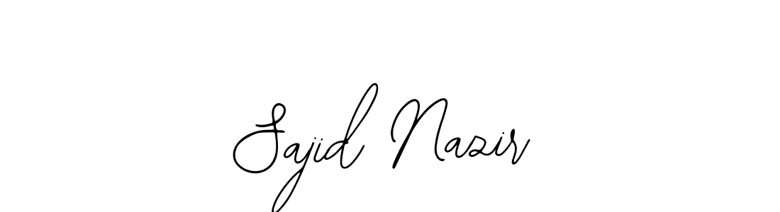 Create a beautiful signature design for name Sajid Nazir. With this signature (Bearetta-2O07w) fonts, you can make a handwritten signature for free. Sajid Nazir signature style 12 images and pictures png