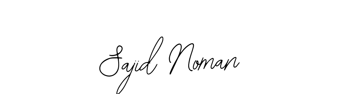 How to make Sajid Noman signature? Bearetta-2O07w is a professional autograph style. Create handwritten signature for Sajid Noman name. Sajid Noman signature style 12 images and pictures png