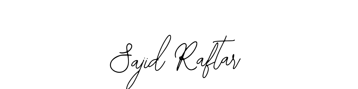 Use a signature maker to create a handwritten signature online. With this signature software, you can design (Bearetta-2O07w) your own signature for name Sajid Raftar. Sajid Raftar signature style 12 images and pictures png