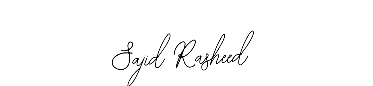 Also we have Sajid Rasheed name is the best signature style. Create professional handwritten signature collection using Bearetta-2O07w autograph style. Sajid Rasheed signature style 12 images and pictures png