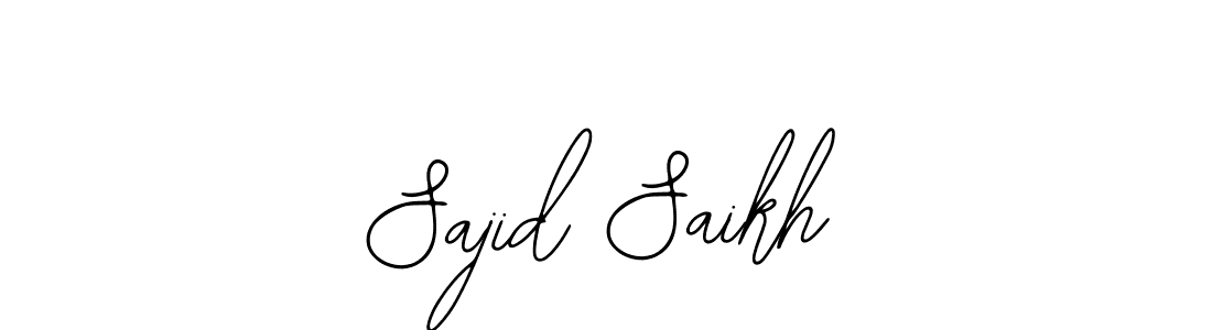 Similarly Bearetta-2O07w is the best handwritten signature design. Signature creator online .You can use it as an online autograph creator for name Sajid Saikh. Sajid Saikh signature style 12 images and pictures png