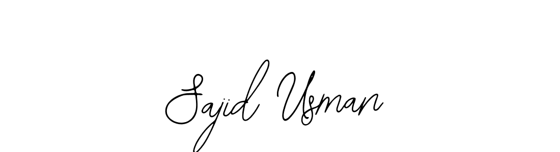 The best way (Bearetta-2O07w) to make a short signature is to pick only two or three words in your name. The name Sajid Usman include a total of six letters. For converting this name. Sajid Usman signature style 12 images and pictures png