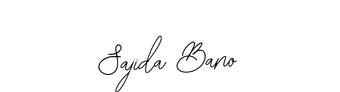 How to make Sajida Bano signature? Bearetta-2O07w is a professional autograph style. Create handwritten signature for Sajida Bano name. Sajida Bano signature style 12 images and pictures png