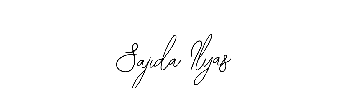 The best way (Bearetta-2O07w) to make a short signature is to pick only two or three words in your name. The name Sajida Ilyas include a total of six letters. For converting this name. Sajida Ilyas signature style 12 images and pictures png