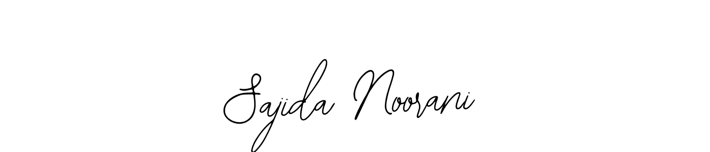 if you are searching for the best signature style for your name Sajida Noorani. so please give up your signature search. here we have designed multiple signature styles  using Bearetta-2O07w. Sajida Noorani signature style 12 images and pictures png