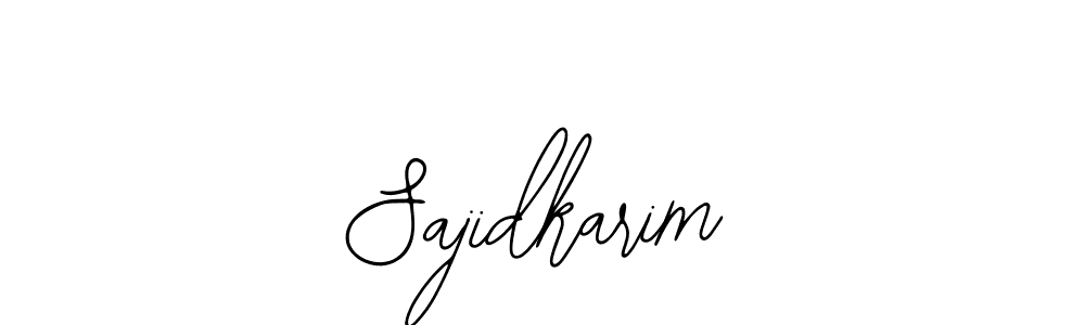 Create a beautiful signature design for name Sajidkarim. With this signature (Bearetta-2O07w) fonts, you can make a handwritten signature for free. Sajidkarim signature style 12 images and pictures png