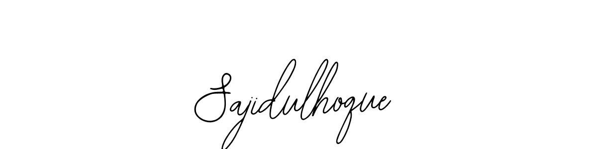 How to make Sajidulhoque signature? Bearetta-2O07w is a professional autograph style. Create handwritten signature for Sajidulhoque name. Sajidulhoque signature style 12 images and pictures png