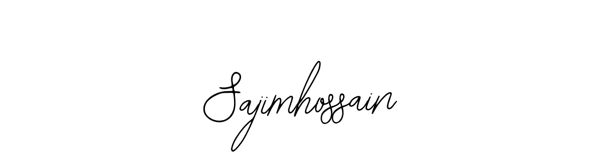Make a beautiful signature design for name Sajimhossain. Use this online signature maker to create a handwritten signature for free. Sajimhossain signature style 12 images and pictures png