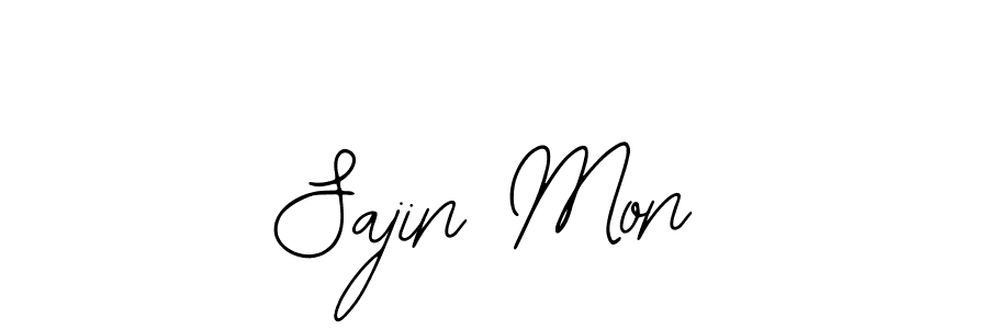 Sajin Mon stylish signature style. Best Handwritten Sign (Bearetta-2O07w) for my name. Handwritten Signature Collection Ideas for my name Sajin Mon. Sajin Mon signature style 12 images and pictures png