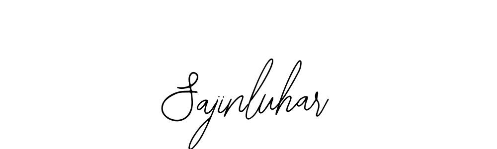 Similarly Bearetta-2O07w is the best handwritten signature design. Signature creator online .You can use it as an online autograph creator for name Sajinluhar. Sajinluhar signature style 12 images and pictures png
