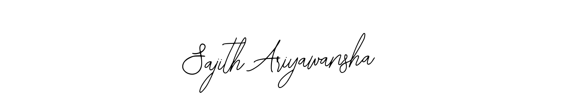 Design your own signature with our free online signature maker. With this signature software, you can create a handwritten (Bearetta-2O07w) signature for name Sajith Ariyawansha. Sajith Ariyawansha signature style 12 images and pictures png