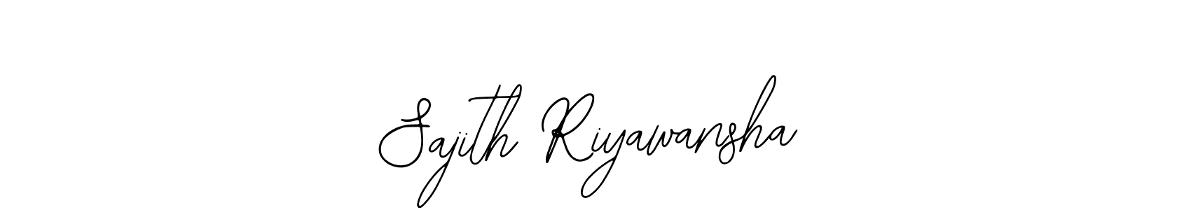You should practise on your own different ways (Bearetta-2O07w) to write your name (Sajith Riyawansha) in signature. don't let someone else do it for you. Sajith Riyawansha signature style 12 images and pictures png