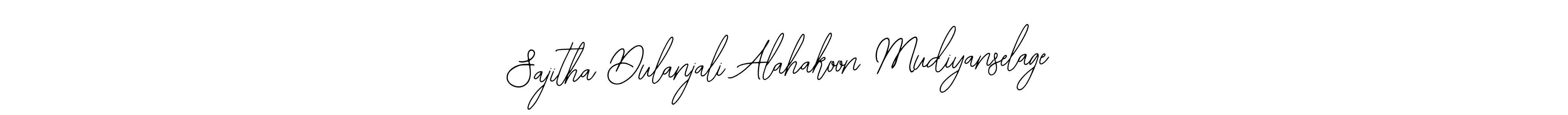 Make a beautiful signature design for name Sajitha Dulanjali Alahakoon Mudiyanselage. Use this online signature maker to create a handwritten signature for free. Sajitha Dulanjali Alahakoon Mudiyanselage signature style 12 images and pictures png