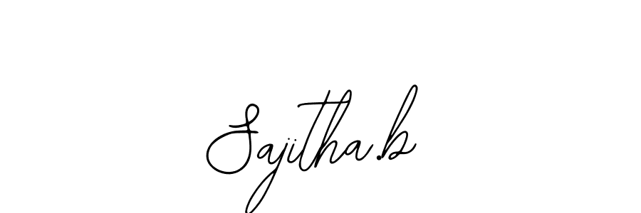 Also You can easily find your signature by using the search form. We will create Sajitha.b name handwritten signature images for you free of cost using Bearetta-2O07w sign style. Sajitha.b signature style 12 images and pictures png