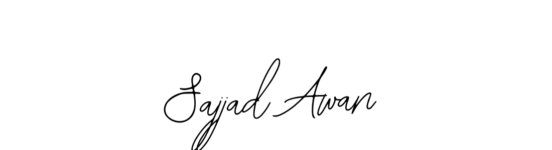 Design your own signature with our free online signature maker. With this signature software, you can create a handwritten (Bearetta-2O07w) signature for name Sajjad Awan. Sajjad Awan signature style 12 images and pictures png