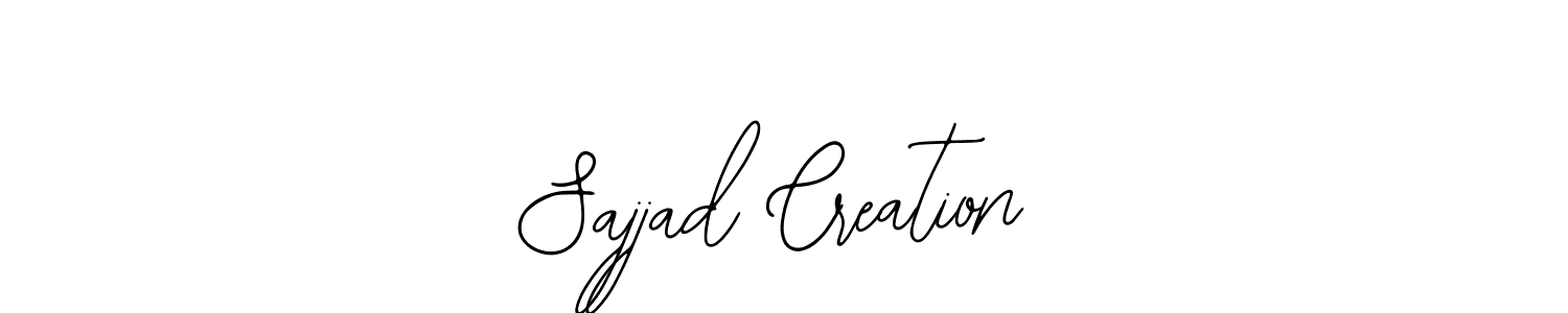 Use a signature maker to create a handwritten signature online. With this signature software, you can design (Bearetta-2O07w) your own signature for name Sajjad Creation. Sajjad Creation signature style 12 images and pictures png