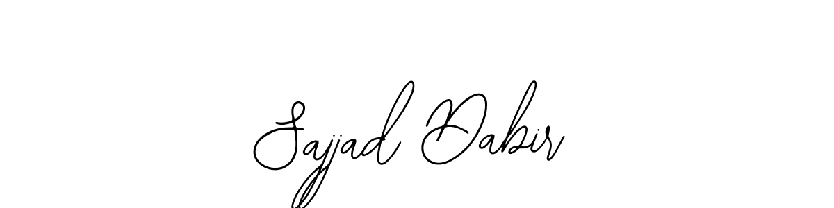 This is the best signature style for the Sajjad Dabir name. Also you like these signature font (Bearetta-2O07w). Mix name signature. Sajjad Dabir signature style 12 images and pictures png