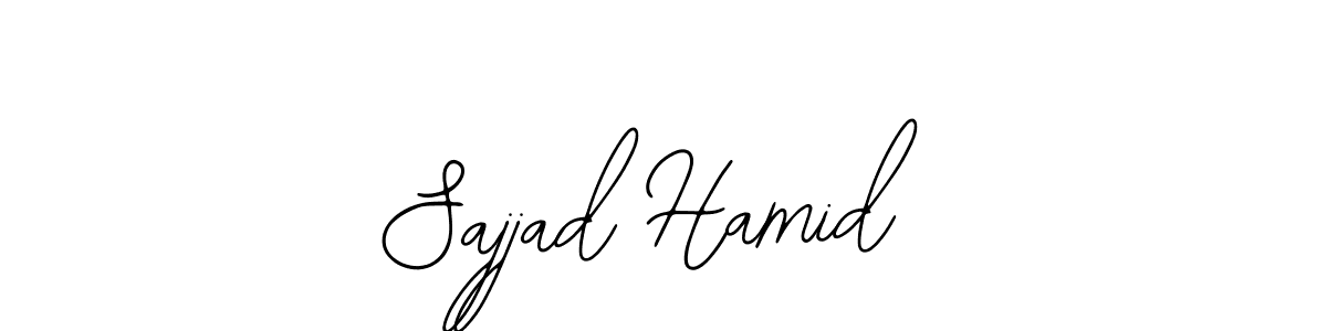 How to make Sajjad Hamid name signature. Use Bearetta-2O07w style for creating short signs online. This is the latest handwritten sign. Sajjad Hamid signature style 12 images and pictures png