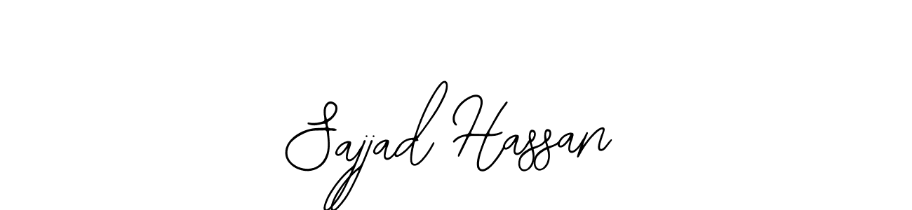 Create a beautiful signature design for name Sajjad Hassan. With this signature (Bearetta-2O07w) fonts, you can make a handwritten signature for free. Sajjad Hassan signature style 12 images and pictures png