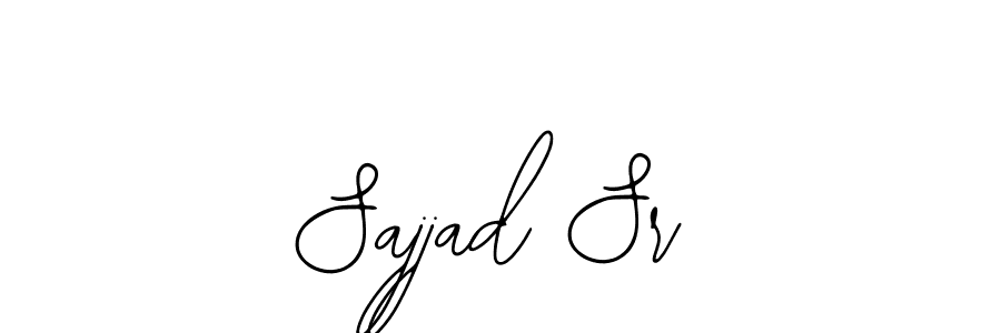 Use a signature maker to create a handwritten signature online. With this signature software, you can design (Bearetta-2O07w) your own signature for name Sajjad Sr. Sajjad Sr signature style 12 images and pictures png
