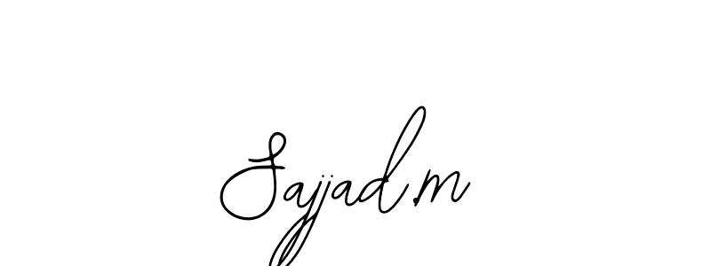 How to make Sajjad.m signature? Bearetta-2O07w is a professional autograph style. Create handwritten signature for Sajjad.m name. Sajjad.m signature style 12 images and pictures png