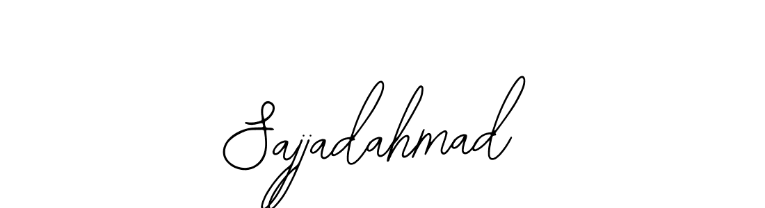 Create a beautiful signature design for name Sajjadahmad. With this signature (Bearetta-2O07w) fonts, you can make a handwritten signature for free. Sajjadahmad signature style 12 images and pictures png