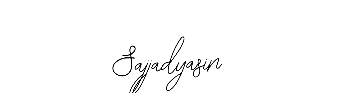 Create a beautiful signature design for name Sajjadyasin. With this signature (Bearetta-2O07w) fonts, you can make a handwritten signature for free. Sajjadyasin signature style 12 images and pictures png