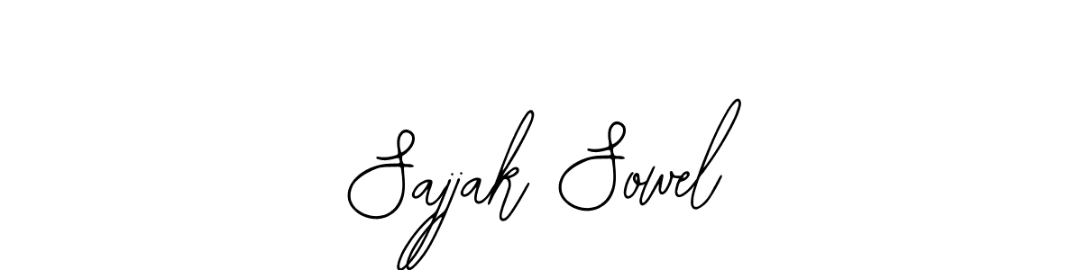 Sajjak Sowel stylish signature style. Best Handwritten Sign (Bearetta-2O07w) for my name. Handwritten Signature Collection Ideas for my name Sajjak Sowel. Sajjak Sowel signature style 12 images and pictures png