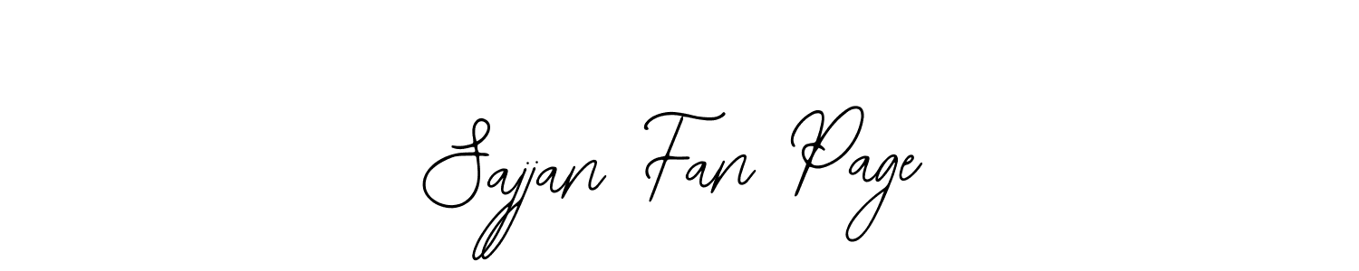 It looks lik you need a new signature style for name Sajjan Fan Page. Design unique handwritten (Bearetta-2O07w) signature with our free signature maker in just a few clicks. Sajjan Fan Page signature style 12 images and pictures png