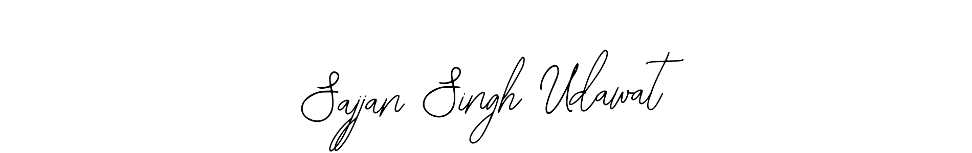 Bearetta-2O07w is a professional signature style that is perfect for those who want to add a touch of class to their signature. It is also a great choice for those who want to make their signature more unique. Get Sajjan Singh Udawat name to fancy signature for free. Sajjan Singh Udawat signature style 12 images and pictures png